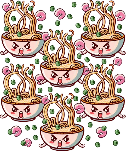 Super kawaii ramen - ramen, kawaii, noodle, soup