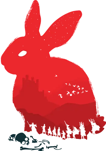 Death Awaits - monthy, python, ritter der kokosnuss, rabbit, kaninchen Death Awaits - monthy, python, ritter der kokosnuss, rabbit, kaninchen