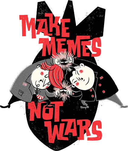 Make Memes not War - trump, kim jong un, memes, war, grenade, usa, Kor