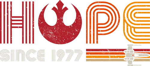 HOPE since 1977 - Hoffnung, space opera, retro, movie HOPE since 1977 - Hoffnung, space opera, retro, movie