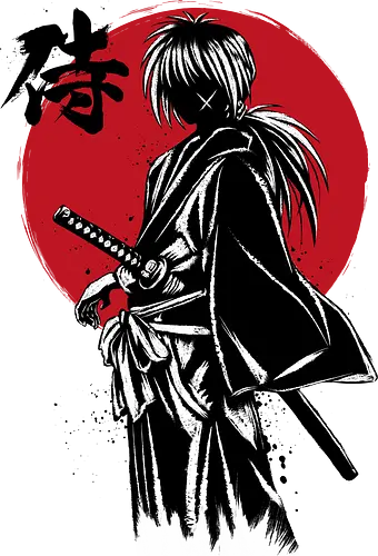 Kenshin sumi e - anime, manga, rurouni, kenshin