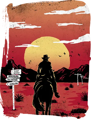 Way to Nowhere - red, redemption, cowboy, western, gaming, game, console, dd