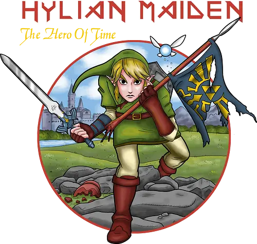 Hylian Maiden - Metal, trooper, metal, gaming, classic gaming, Hero of Time