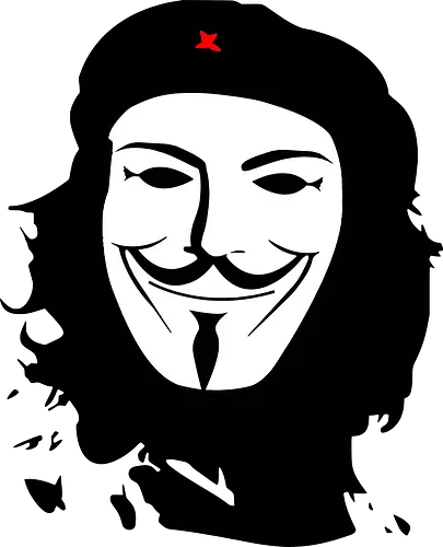 Anonymous Guevara - che guevara, anonymous, guy fawkes, anarchy