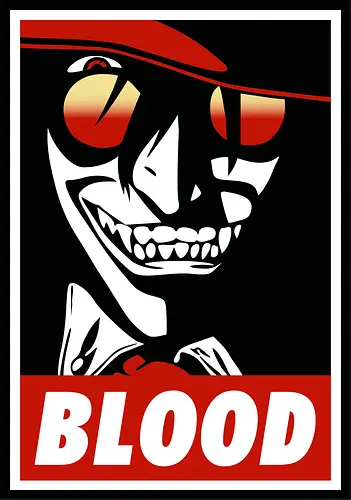 Blood - hellsing, anime, manga, alucard, count alucard