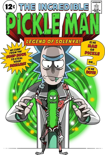 Pickleman - pickle rick, pickle, adult, cartoon, trickfilm, zeichentrick