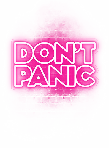 Don’t Panic - don't panic, Panic, towel