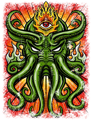 House Of Cthulhu - cthulhu, third eye, lovecraft