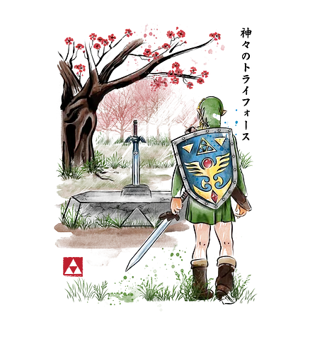 A Hero of Time to the Watercolor - past, sword, sumi-e, japan, videogame, gaming, retrogames, rpg, Hero of Time A Hero of Time to the Watercolor - past, sword, sumi-e, japan, videogame, gaming, retrogames, rpg, Hero of Time