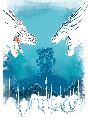 The End Begins - game, fire, ice, song, white, walker, king, night, winter, coming, serie, fantasy, throConsole