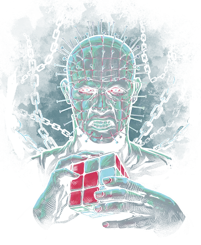 Pinhd - horror, hellraiser, art horror, villain, pinhd