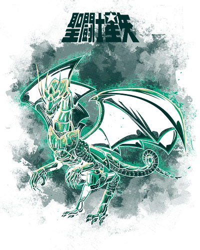 Divine Dragon - saint seiya, dragon, drache, shiryu, anime, sentai, mythologie