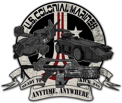 Anytime. Anywhere - alien, aliens, colonial marine, xenomorph, ripley