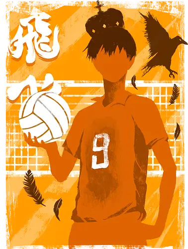 King of the court - Volleyball, Karasuno, manga, anime, Karasuno