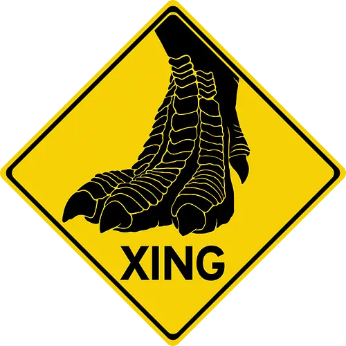 Rex crossing. - t-rex, Crossing, jurassic, Traffic