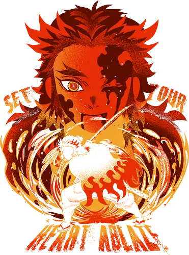 Flame Hashira - demon, slayer, anime, manga, fire, Hashira