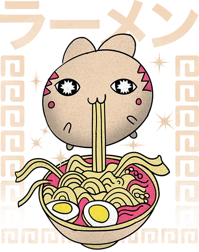Hungry Cat - neko, katze, cat, ramen, nudeln, essen, cute, niedlich, kawaii, t Hungry Cat - neko, katze, cat, ramen, nudeln, essen, cute, niedlich, kawaii, t