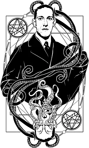 Lovecraft - h.p. lovecraft, cthulhu, necronomicon, literature, Dark art, goth