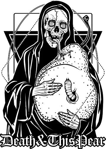 Death and Despair - terry, ghoul, tod, skeleton, Dark art, Bad pun, Birne, Pear