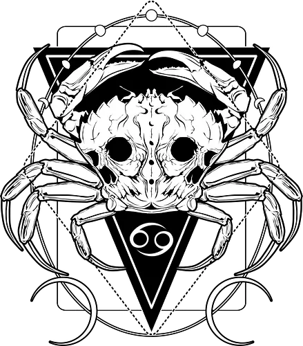 Cancer - zodiac, Krebs, Sternzeichen, Horoscope, Dark art