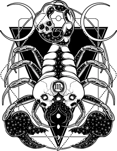 Scorpio - zodiac, skorpion, Sternzeichen, Horoscope, Dark art