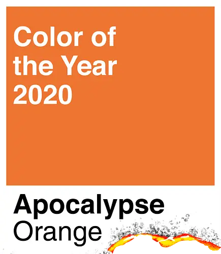 Apocalypse Orange - Pantone, Orange, fun, it, design, Grafik, Color of the Yr