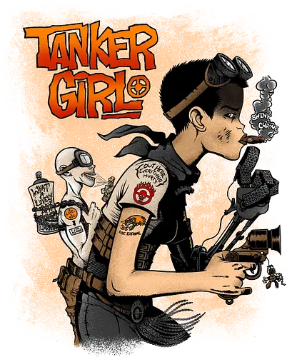 Tanker Girl - furiosa, imperator, chrome, mad, max, wasteland, mashup, mediocre, war boy, witConsoles me