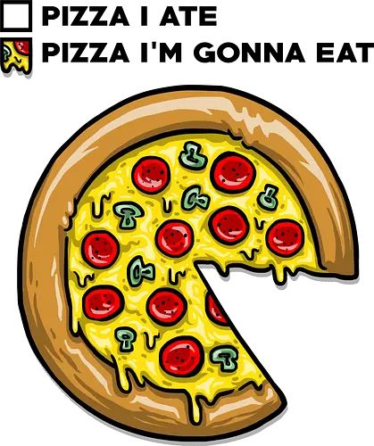 Pizza Pie Chart - pizza, essen, food, chart, kuchendiagramm, diagramm, daten, statistik, t