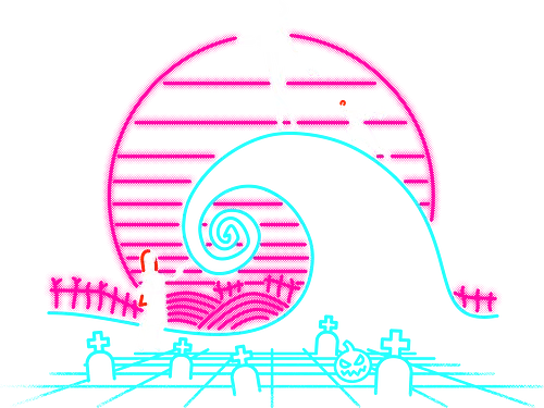 Nightmare Neon - nightmare, christmas, neon, jack Nightmare Neon - nightmare, christmas, neon, jack