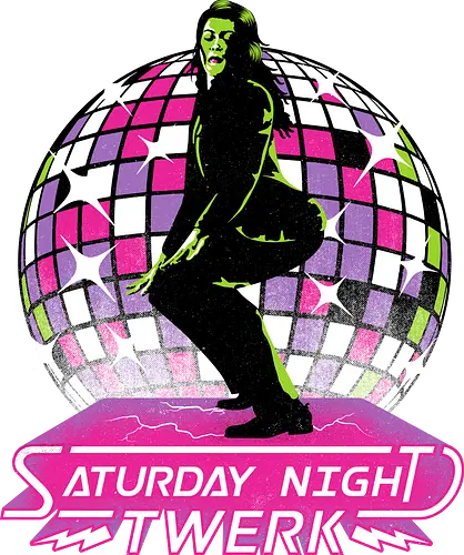 Saturday Night Twerk - dance, Disco ball, She, green, Fever