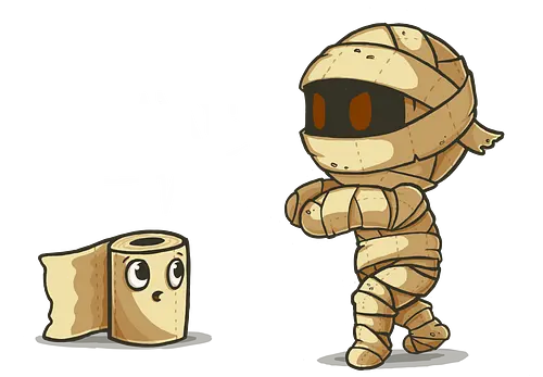 Mummy Toilet Paper - mummy, mumie, tp, Toilettenpapier