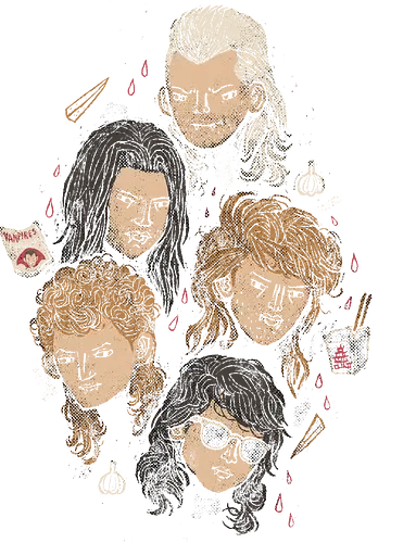The Lost Mullet Boys - lost boys, Mullet, vokuhila, vampire, movie, film, 80s The Lost Mullet Boys - lost boys, Mullet, vokuhila, vampire, movie, film, 80s
