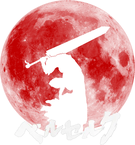 Blood Moon - berserk, anime, manga, fantasy, moon, sword, medieval, mittelalter Blood Moon - berserk, anime, manga, fantasy, moon, sword, medieval, mittelalter