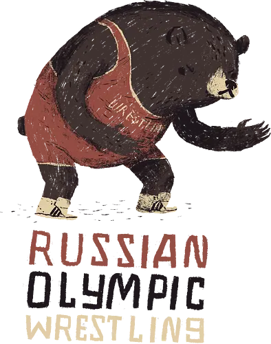 Wrestling - olympics, russia, wrestling, fun, art, br