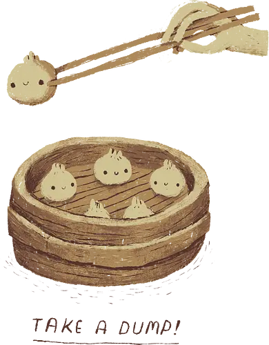 Take a dump - dump, dumpling, food, chiConsolee Take a dump - dump, dumpling, food, chiConsolee