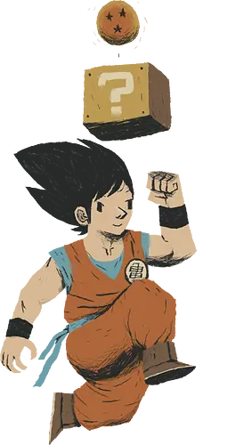 Power Up! - goku, son, anime, manga, dbz, balls, mario, power up, level up, games, gaming, videogames