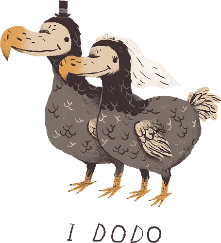 I Dodo - dodo, marriage, marry, heirat, hochzeit, heiraten, extinct, bird, animal