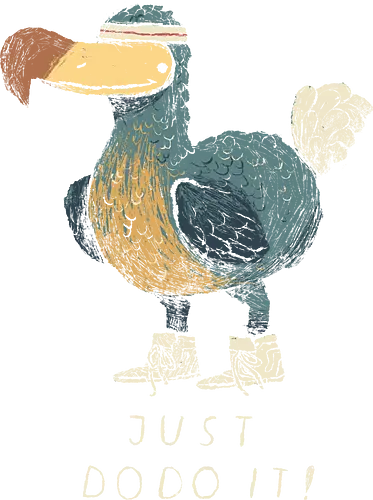 Just do do it - just do it, dodo, sport, athletik, gym, animal, tier, vogel, extinct, ausgestorben, fitConsoles