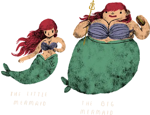 The big Mermaid - mermaid, little mermaid, meerjungfrau, Andersen, meer, s