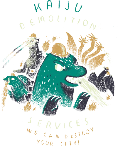 Kaiju Demolition Service - kaiju, Demolition, rage