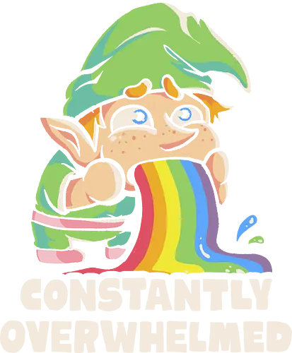 Constantly Overwhelmed - regenbogen, rainbow, Leprechaun, Hero of Time