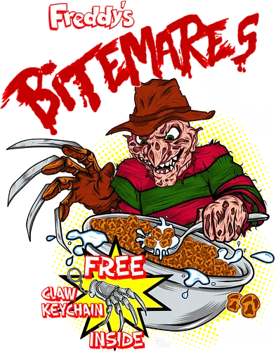 Freddy's Bitemares - müsli, horror, freddy krueger, nightmare on elm street, mashup, cerl Freddy's Bitemares - müsli, horror, freddy krueger, nightmare on elm street, mashup, cerl