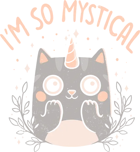 Mystical Kitty - cute, cat, katze, mystisch, magic, unicat