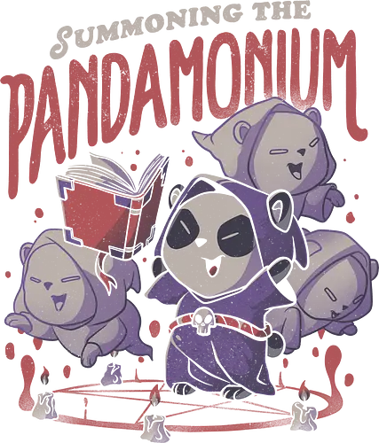 Summoning the Pandamonium - summon, panda, pentagram, beschwören