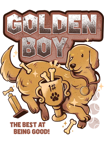 Golden Boy - dog, good boy, good girl, doggo, hund, cute