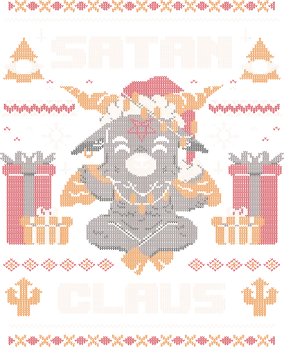 Satan Claus - baphomet, Santa, satan, weihnachten, christmas, Ugly swter