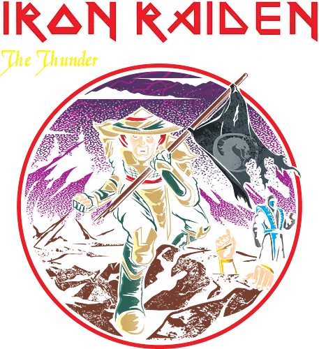 The Thunder - mashup, music, band, iron, thunder, raiden, mortal, kombat, gaming, game, classic gaming, bandshirt The Thunder - mashup, music, band, iron, thunder, raiden, mortal, kombat, gaming, game, classic gaming, bandshirt