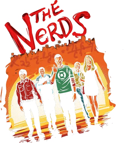 The Nerds - tv, nerd, Big Bang, Bazinga, sheldon, serie, geek