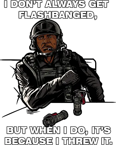 Flashbanged - fail, meme