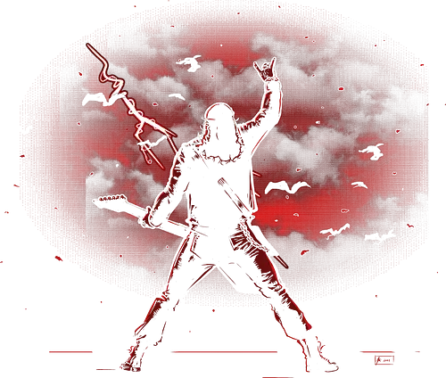 Final Guitar Solo - strange, things, Eddie, Hellfire Final Guitar Solo - strange, things, Eddie, Hellfire